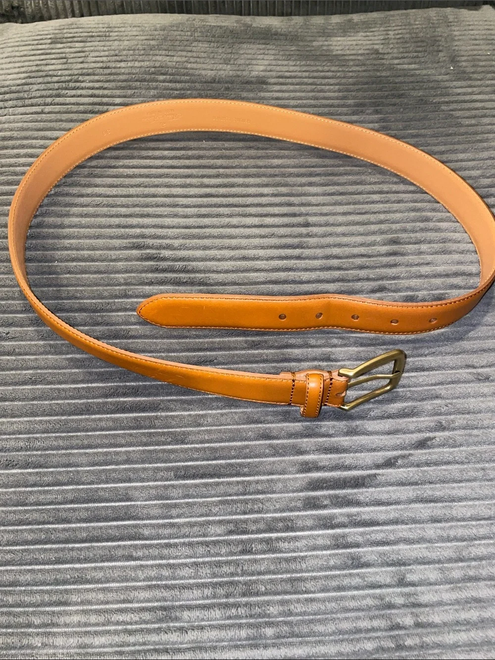 Classic Men’s Brooks Brothers Brown belt - Genuine Leather - Size 36-WORN TWICE